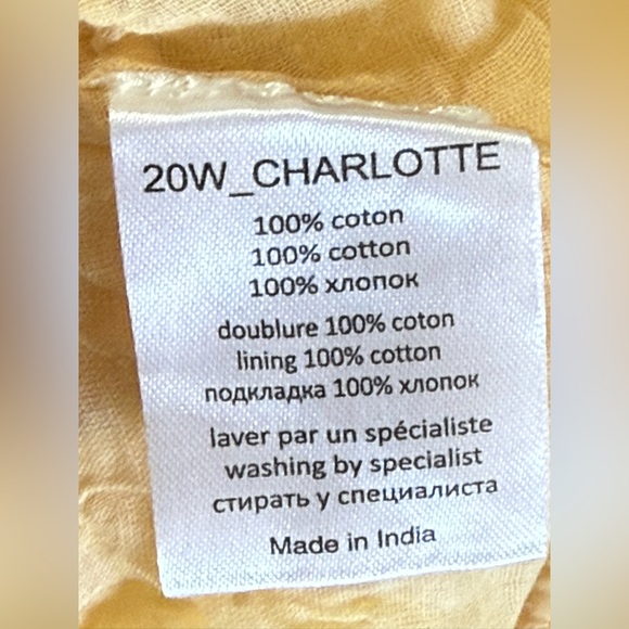 Mes Demoiselles Beige Polka Dot High-Low Maxi Dress - Picture 7 of 8